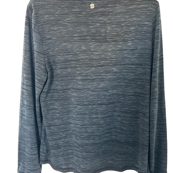 NWOT PRANA Women’s Cowl Neck Space Dye Gauze Long Sleeve Top - Picture 2 of 2